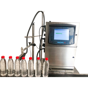 2025 Nachrichten Inkjet <span class=keywords><strong>Batch</strong></span> Code Drucker Kontinuierlicher Cij Ablaufdatum Codierer Drucker Haustier flasche Codier maschine Lösungsmittel Tinte Einfarbig