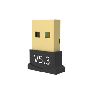USB Bluetoothアダプター5.3ワイヤレスBluetoothレシーバー送信機カーオーディオスピーカーマウスKeyboard-10mレンジドライバーフリー - Product Image 1