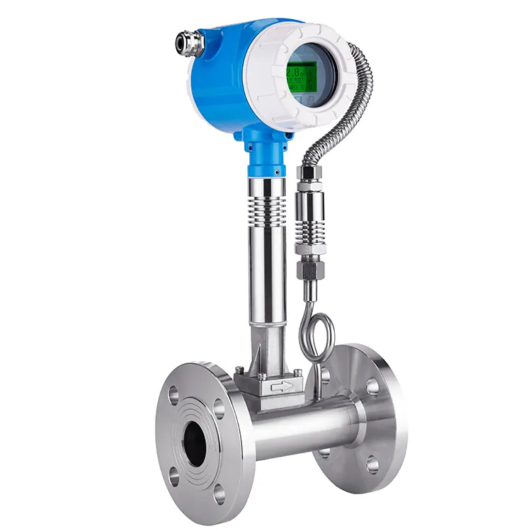 Industrial Flow Meter Steam Water Price Best Quality Sensor Precession Air Compressed Lpg Vortex Flowmeter