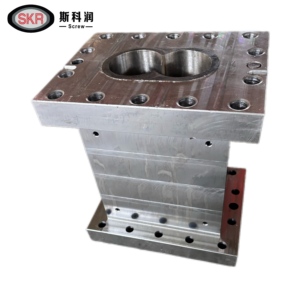 High Wear Resistance <strong>Screw</strong> and <strong>Barrel</strong> 38Crmoala PVC 65mm <strong>Extruder</strong> Double <strong>Screw</strong> <strong>Barrel</strong>