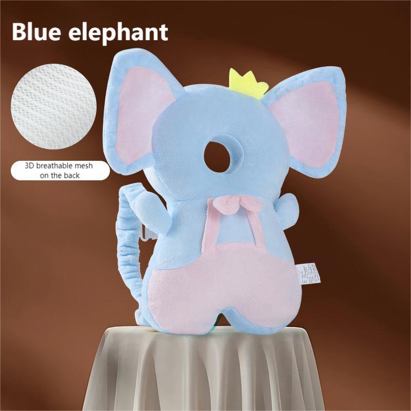 Blue powder-cute elephant-cross belt back breathable