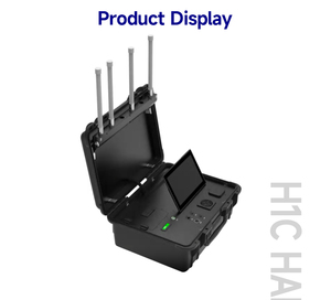เครื่องตรวจจับความปลอดภัย H1C แบบพกพา, เครื่องตรวจจับระยะไกล1-7กม. UAV 900MHz 1.2GHz 2.4GHz 5.2GHz 5.8GHz - Product Image 2