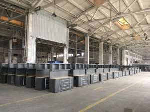 滚动工具柜，带抽屉和锁定多功能工具箱，带轮子，用于机械工具储物柜 - Product Image 5