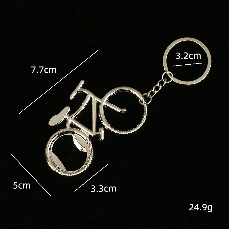 Bicycle bottle opener