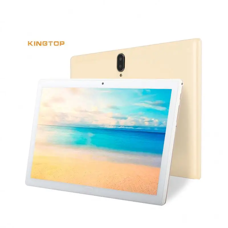 Vendita calda Kingtop 10.1 pollici Android Tablet Wifi 4g Gps Touch Screen 5 + 8mp 5000 Mah batteria Octa Core Tablet Pc