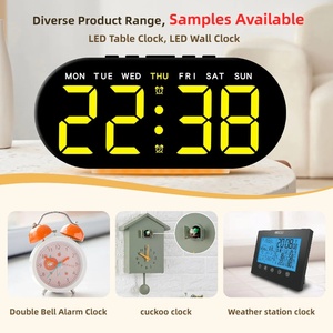 Custom 9 pollici cronometraggio e conto alla rovescia doppio analogico Multi-funzionale orologio da tavolo digitale Led Inteligente orologio - Product Image 6