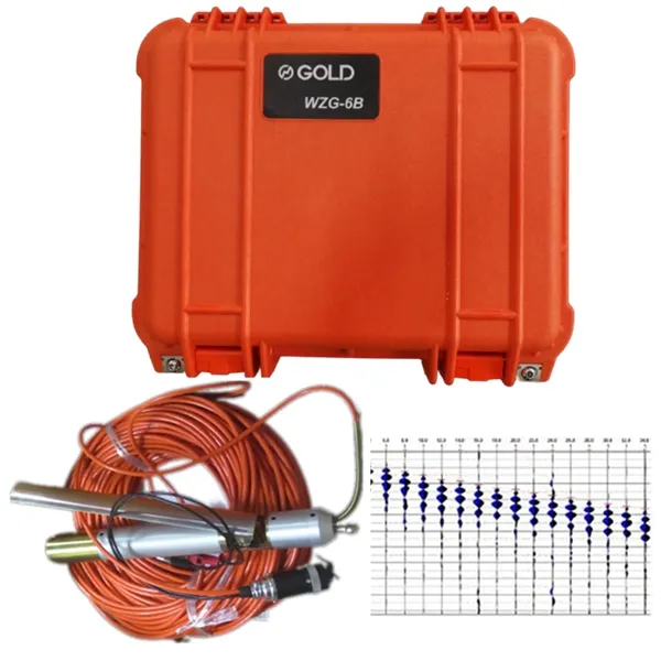 Seismic Down Hole Geo phone Seismic Instrument VSP-und PS-Geschwindigkeit vermessungs instrument