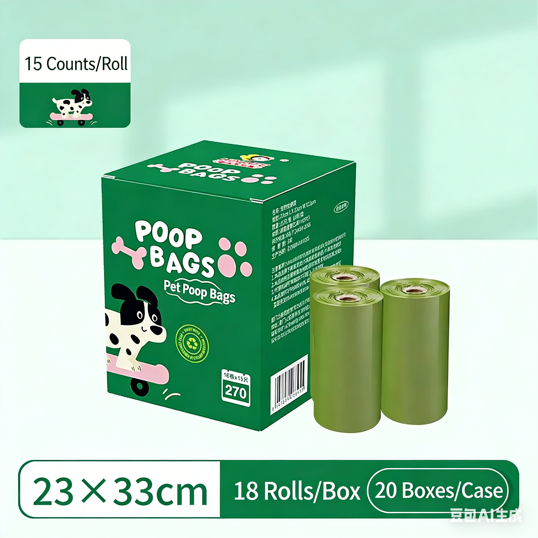 18 Rolls per Box