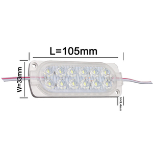 ไฟ LED RGBW 105*33 480ลูเมนกันน้ำ12V 24V โมดูล LED สำหรับ Smd2835 2.4W ไฟขนาดเล็ก RGB - Product Image 5