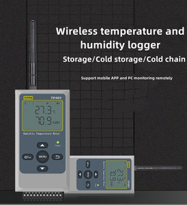 Registrador de temperatura y humedad RF inalámbrico LoRA Modbus RS485 Sistemas de monitor de temperatura digital con alarma y Luz - Product Image 3