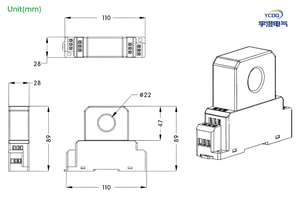 Din Rail DC 20-1000mA Leakage Current Isolation Transmitter Current <strong>Sensors</strong> DC Current Transducer - Product Image 5
