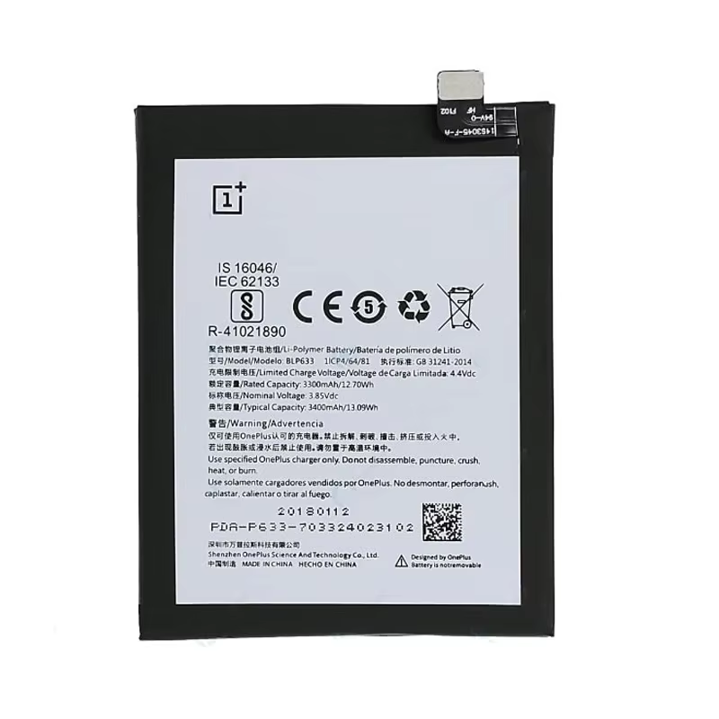 Para OPPO OnePlus 3T Batería 3400mAh