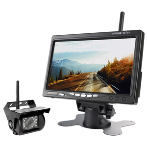 Simple Wireless 7 Inch <strong>LCD</strong> Rear View Monitor Big <strong>Display</strong> Screen Night Vision <strong>Reversing</strong> Camera Input for Parking System Aid AHD - Product Image 1