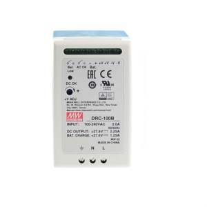 平均DRC-100B 100W充電タイプシングルグループ出力電源 (UPS機能付き) - Product Image 1