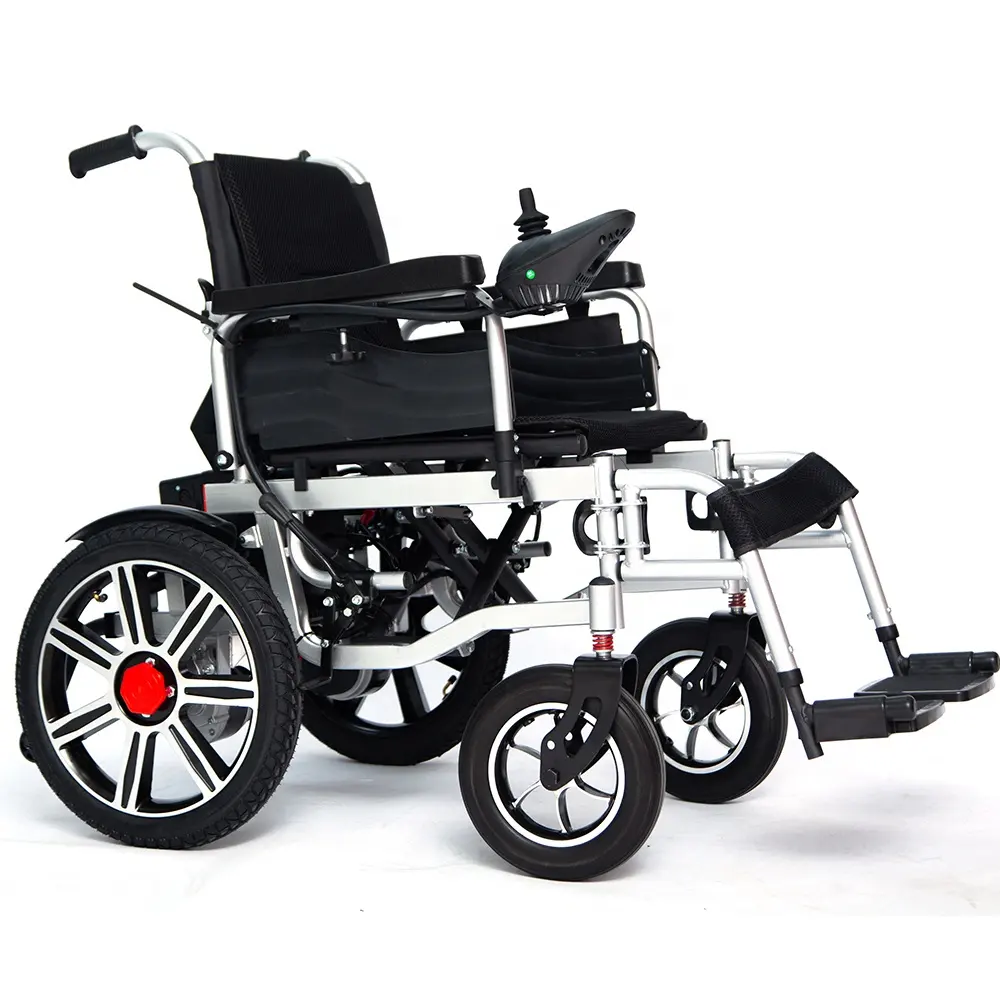 Fauteuil roulant électrique pliable et portable pour adultes, vente à bas prix