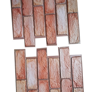 PVC 3D Panel tường 96x48cm không thấm nước và nấm mốc bằng chứng Đỏ Faux gạch 3D tấm Tường cho tường trang trí - Product Image 1
