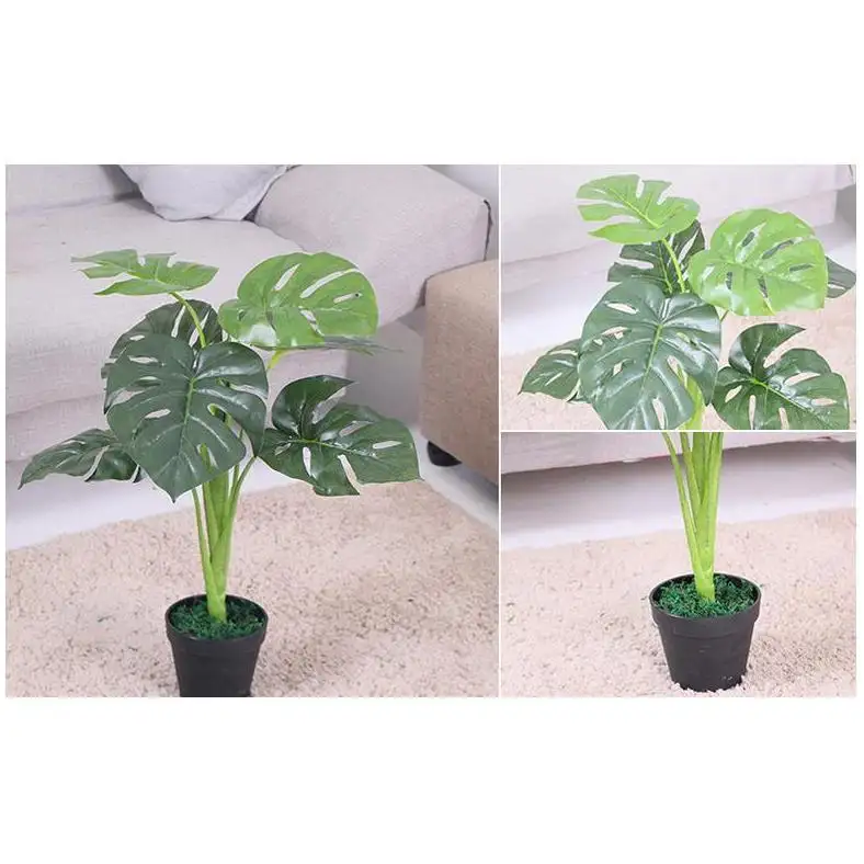 Plantas Artificiales Árbol Flor Coco Palma Pequeño Oem/Odm Interior Cerezo Flor Promocional Olivo En Maceta Olivo Artificial