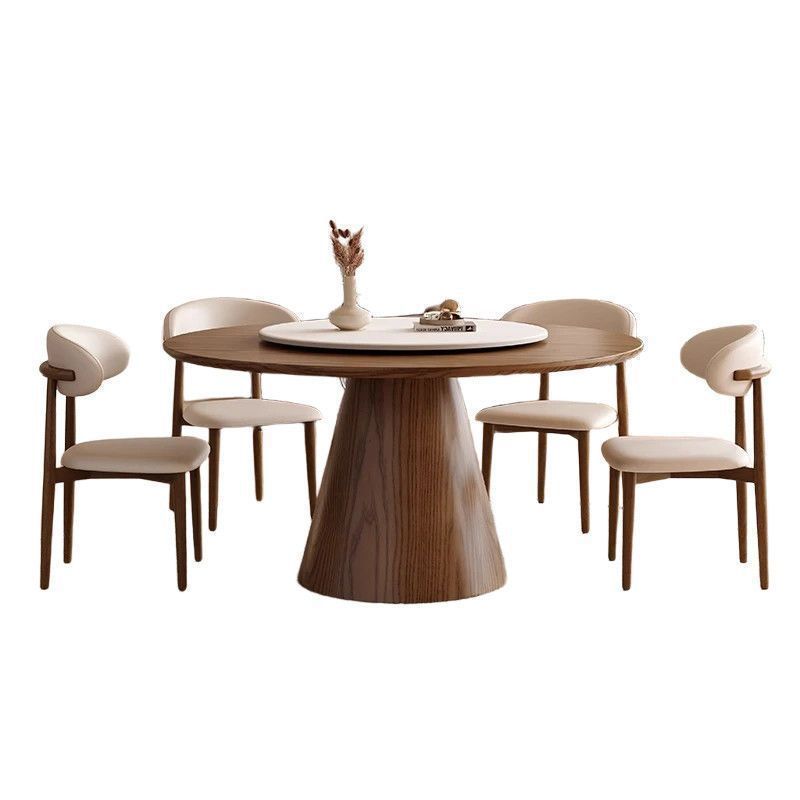 Solid wood dining table (without turntable)