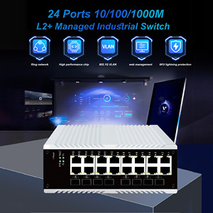 5/8/16/24 Port Ethernet VLAN Gigabit <strong>Network</strong> Desktop Industrial Switch with SNMP and QoS Monitoring for Housing <strong>Networks</strong> - Product Image 2