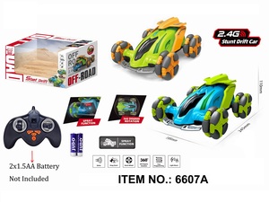 1/16 6607A Stunt Drift telecomando spray auto 2.4G rotazione a tutto tondo di 360 gradi programmazione funzione dimostrativa One click - Product Image 6