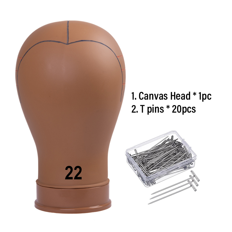 22 pouces-marron