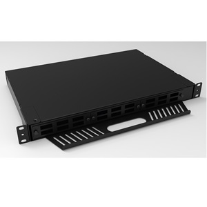 PP38L1 1U Swing Out Fiber Optic <strong>Patch</strong> <strong>Panel</strong> Fiber Capacity 24 Port 2 LGX Adapter Plate Cassette <strong>Modules</strong> <strong>with</strong> Cable Management - Product Image 4