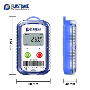 PLUSTRACE G6D 4G-60 Rastreador de temperatura desechable de alta precisión Sensor de ubicación en tiempo real Registrador de datos de humedad-OEM ODM - Product Image 2