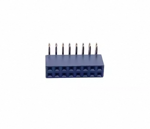 Custom Factory Direct Supply Gold Plated 2.0mm 2.54mm Double Row Right Angle Plug PA9T Female Pin <strong>Header</strong> for PCB 2P <strong>8P</strong> 16P 32P - Product Image 2
