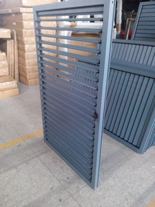 Custom Design moderno per esterni in alluminio feritoia in metallo per aria condizionata pompa di calore copertura piantagione tipo di otturatore - Product Image 4