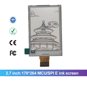 Заводская изготовленная на заказ 2,7 дюймов 176X264 Mcu модуль электронных чернил Raspberry Pi Spi небольшой размер высокого разрешения электронная бумага ЖК-дисплей - Product Image 4