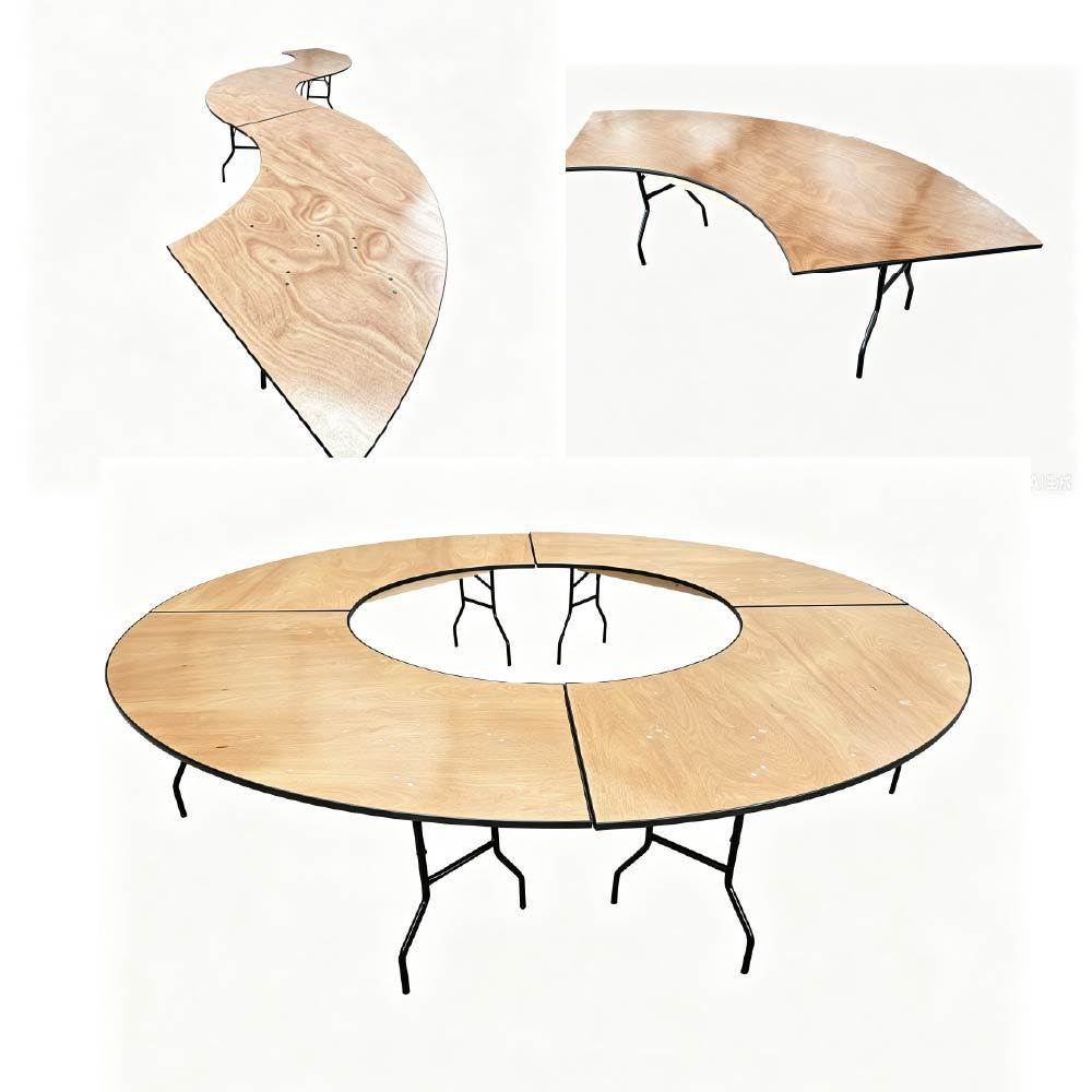 Serpentine / Fan-shaped / Round Table