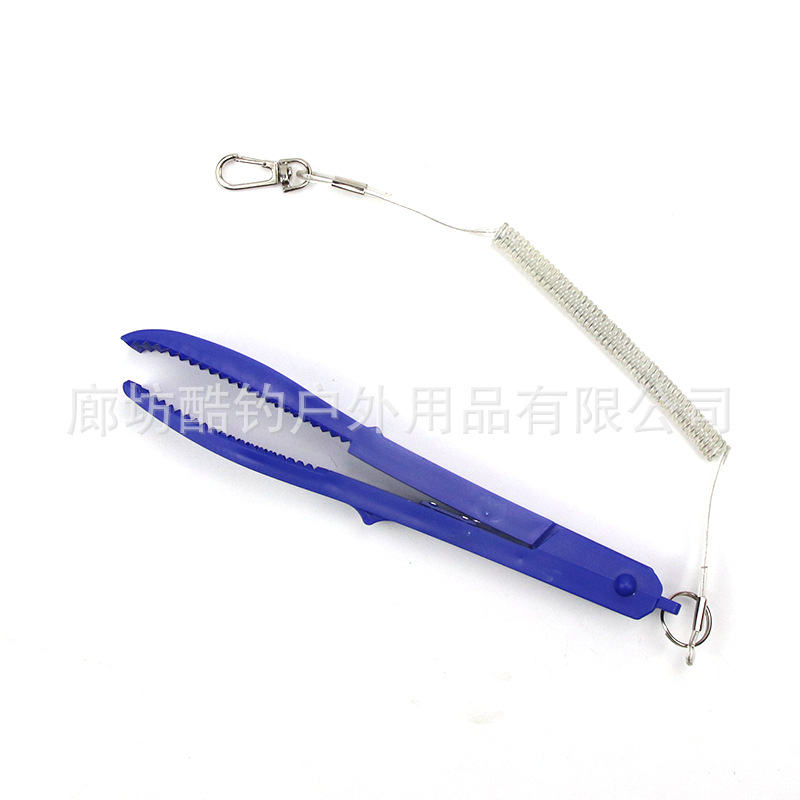 Cuerda de seguridad azul con alambre de acero.
