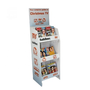 Umwelt freundliche benutzer definierte Buch Display Stand Recycelbare Pappe Gitter Regal für Zeitschriften Broschüren Retail Event Pop-Up Rack - Product Image 2