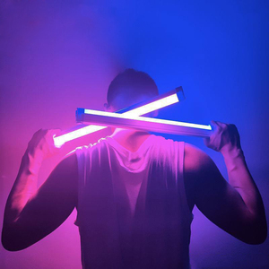 หลอดไฟ LED แบบชาร์จไฟได้ไฟ LED นีออนสีแบบพกพาไฟวิดีโอแบบ USB แบตเตอรี่ภายใน - Product Image 4
