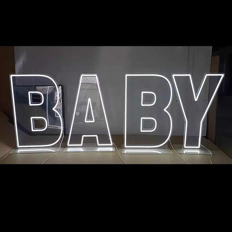 Neon Sign BABY: Upright