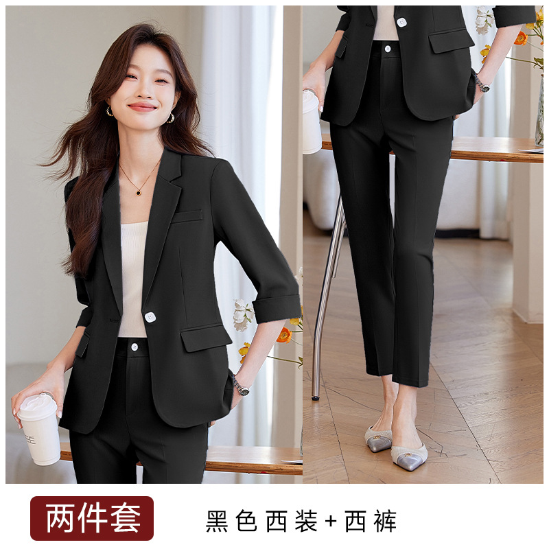 Black suit pants