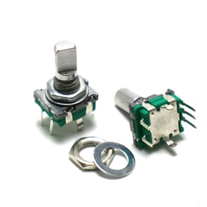 5PCS 15MM Half <strong>axis</strong> rotary encoder, handle length code switch/ EC11 / digital <strong>potentiometer</strong> with switch 5Pin - Product Image 2