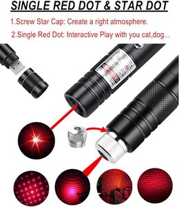 Ad alta potenza 710USB verde rosso penna puntatore Laser telecomando esterno caccia insegnamento gatto giocattolo corpo nero con verde rosso Lasing - Product Image 4