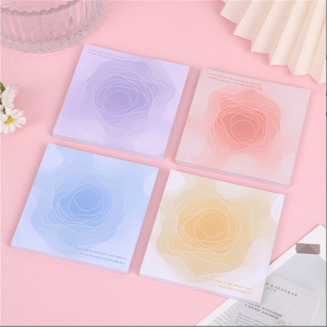 Bloc de notas personalizado con diseño de flores degradadas personalizadas, perfecto para la oficina y uso personal - Product Image 5
