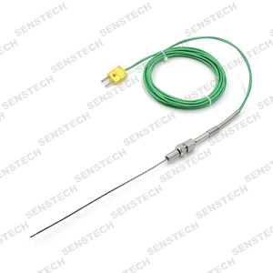 Sensor de temperatura de termopar tipo K J T personalizado con sonda larga y soporte Sensor de alta temperatura - Product Image 2