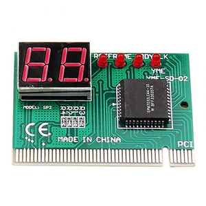 2-Digit PC <strong>Computer</strong> Mother Board Debug Post Card Analyzer PCI Motherboard Tester Diagnostics Display for Desktop PC EM88 - Product Image 1
