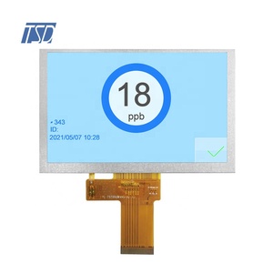 Pantalla lcd ips de grado automotriz, módulo de pantalla tft lcd de 5 pulgadas, 800x480 lvds, gran temperatura - Product Image 6
