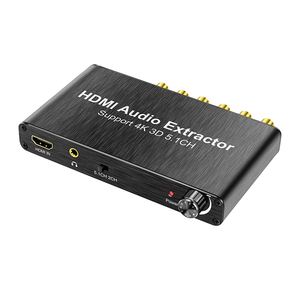 <strong>hdmi</strong> to 5.1 Analog Audio <strong>Converter</strong> 4k 60hz <strong>hdmi</strong> Audio Extractor Support 5.1CH 2CH 3.5mm Headset Jack <strong>Output</strong>