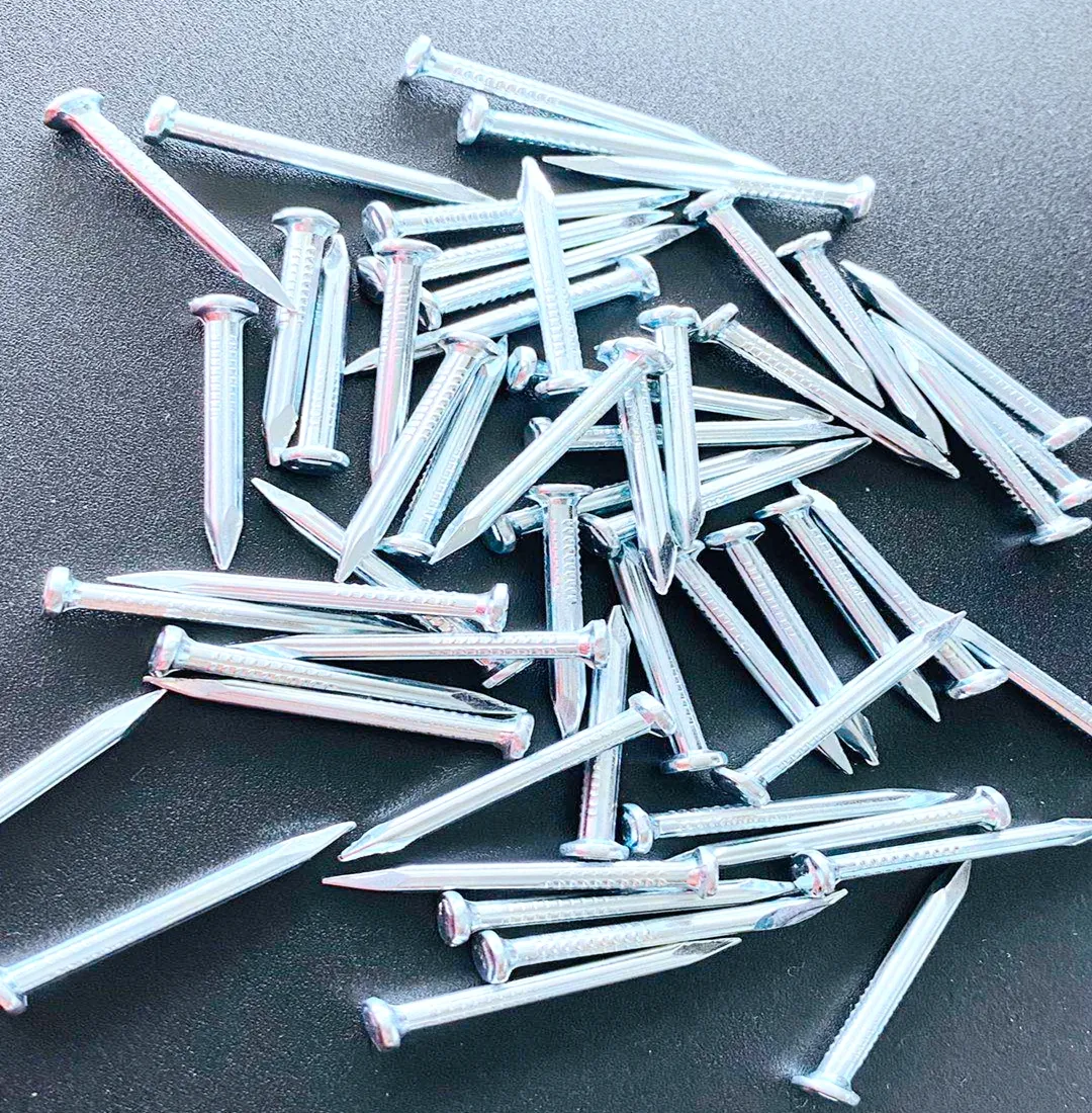 High-Strength Steel Nails With Galvanized Steel Concrete Nails