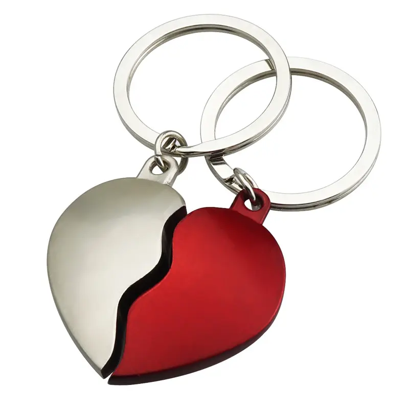 1 пара, брелок в виде сердечек, кольца для влюбленных, цепочка для подарка на день рождения, сувениры на День святого Валентина