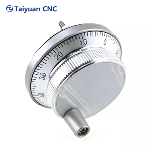 メタルシルバー100 PprロータリーエンコーダーDC5VハンドホイールMPG手動パルス発生器 - Product Image 4