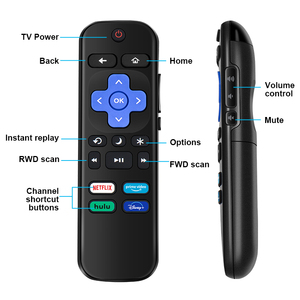 Werks großhandel Remote Universal TV Fernbedienung Ersatz für alle Roku TV TCL Hisense Sharp Smart Fernbedienung