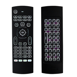 Teclado Air Mouse inalámbrico de doble cara 2,4G Control remoto Micrófono retroiluminado Air Mouse Mini Mouse - Product Image 3