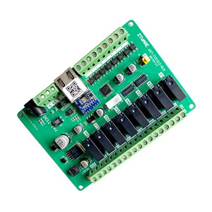 Placa PLC de Control Industrial 8 entradas 8 salidas RS485 Modbus RTU soporte Ethernet MQTT expansión IO módulo controlador de relé - Product Image 5