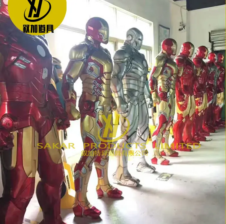 Halloween Party mans Adult cosplay armor iron mans suit real robot costume for sale